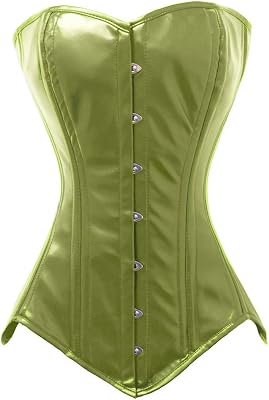 luvsecretlingerie Heavy Duty 26 Double Steel Boned Waist Training LEATHER Long Torso Overbust Tight Shaper Corset #8151