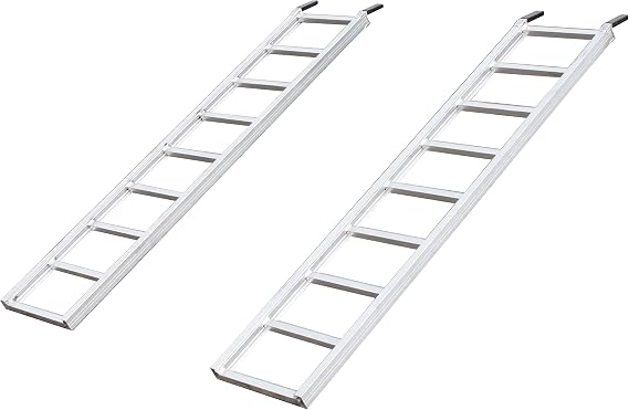 Yutrax tx195シルバー70-inchアルミユーティリティRamps – ペア、1500lb容量