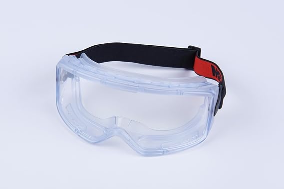 Securefit 3M GoggleGear Protective Goggle 3000 Series, PVC Shroud, Clear Scotchgard AF Lens, Premium Cloth Strap, GG3101-SGAF EU