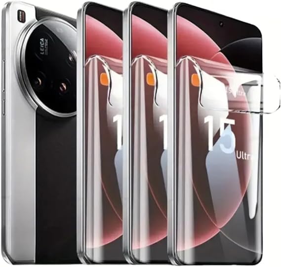 Xiaomi Mi 15 Ultra İle Uyumlu Tam Kapatan Nano Ped Esnek Ped Ekran Koruyucu 3ADET
