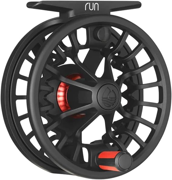 Redington Run Fly Fishing Reel Lightweight All-Water Reel with Carbon Fiber Drag, Large Arbor, Die-Cast Frame & Ergonomic Handle 3/4, 5/6 & 7/8 Weights for Trout, Redfish, Bass & More