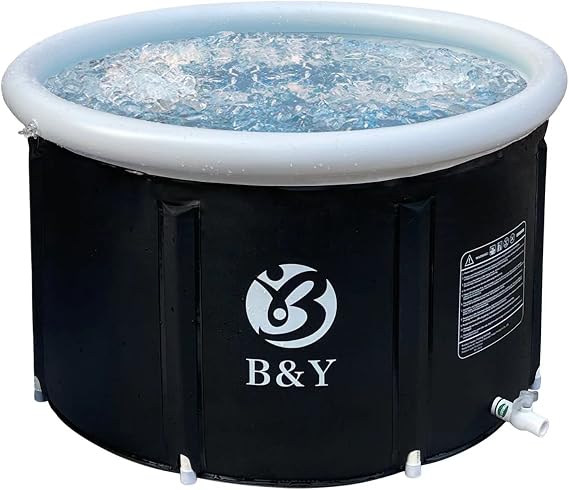 Portable Foldable Bathtub for Adult Ideal for Hot bath Ice bath Soaking Bath Foldable Soaking Bath Tub for Freestanding Shower Stall Adult Size Large (8213-black)