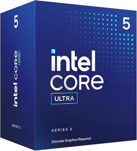Intel CoreTM Ultra 5 Desktop Processor 225F 10 cores (6 P-cores + 4 E-cores) up to 4.9 GHz