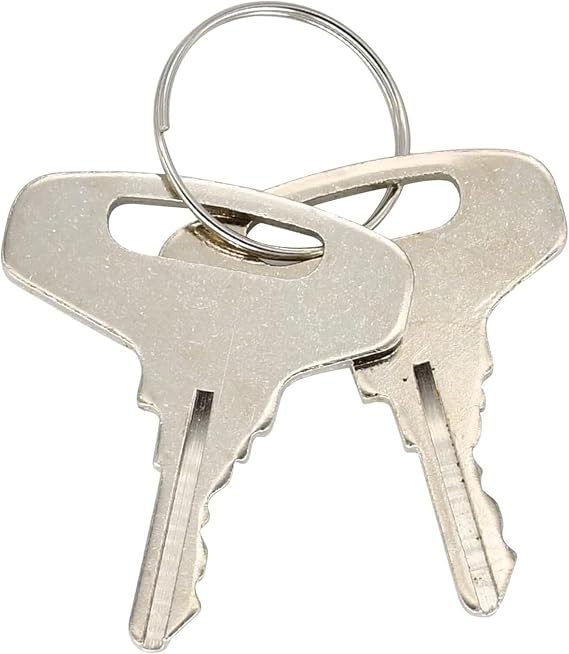 Ignition Keys 66711-55240 55240 Fit Kubota,Allmand, Broce, Finn, Gehl, Kubota, Lay-Mor, Tenant, Thomas for Tractor Generator B&GL Series B5200D B6200D B7200D B7200E B8200DP