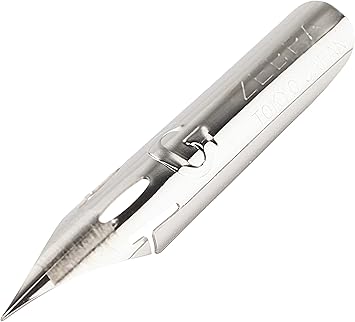 Zebra Comic G Model Chrome Pen Nib, 10 Nibs (1 Pack) (PG-6B-C-K)