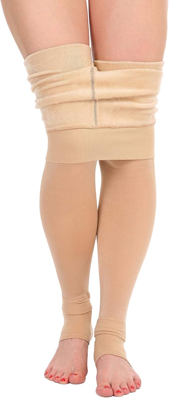 ATHVOTAR Fleece Lined Winter Tights Women - Thermal Warm Opaque Pantyhose Thick Sheer Leggings