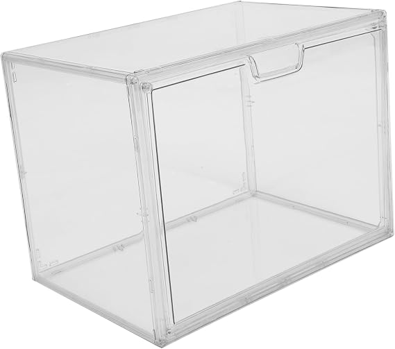 ULTECHNOVO Box Clear Bread Box for Countertop Stackable Storage Container for Kitchen Bread Keeper for Home and Bakery Use