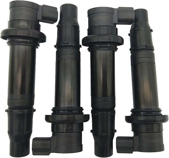 JESBEN F6T558 4Pcs Ignition Coil Replacement for Yamaha FZ1 FZS1 Vmax 1700 YZF-R1 YZF-R6 YZF-R6S 5VY-82310-00-00