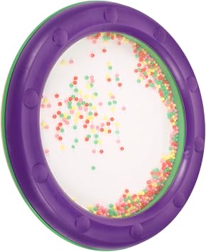 Wave Bead Drum Toy Interactive Hand Percussion Instrument for Durable Plastic Design Safe Edges for Early Music Education and Parent Playtime