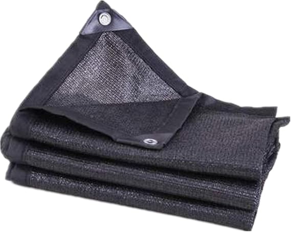 70% Black Sunblock Shade Cloth 3x7ft, Sun Shade Canopy with Grommets, Outdoor Shade Mesh Cover Tarp for Garden, Greenhouse, Pergola, Backyard, Patio, Flowers Plants