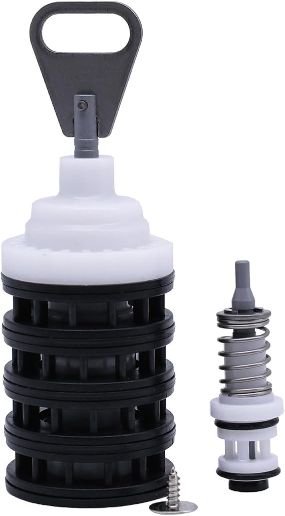 Softener Valve Refurbishment Kit Compatible with Fleck 5600,Includes Softener Main Piston 60102-00,Seals and Spacers 60125,Screws,Brine Piston 60032,And lower brine seal
