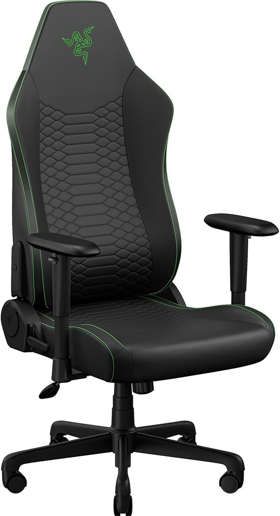 Razer Iskur V2 X NewGen Ergonomic Gaming Chair, Black/Green