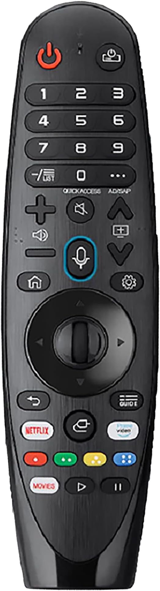 Universal Magic Remote for LG Smart TV, Replacement for LG Magic Remote Control fit for AKB75855501 MR20GA MR21GA MR21GC MR19BA MR18BA MR650A MR650B MR650G(NO Voice&Pointer)