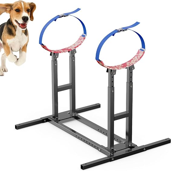 Dog Breeding Stand for Medium Sized Dogs, Adjustable Dog Bathing Station, Pet Fixed Bracket Dog, Medium Dogs Stand for Breeding, Bathing and Trimming, Black