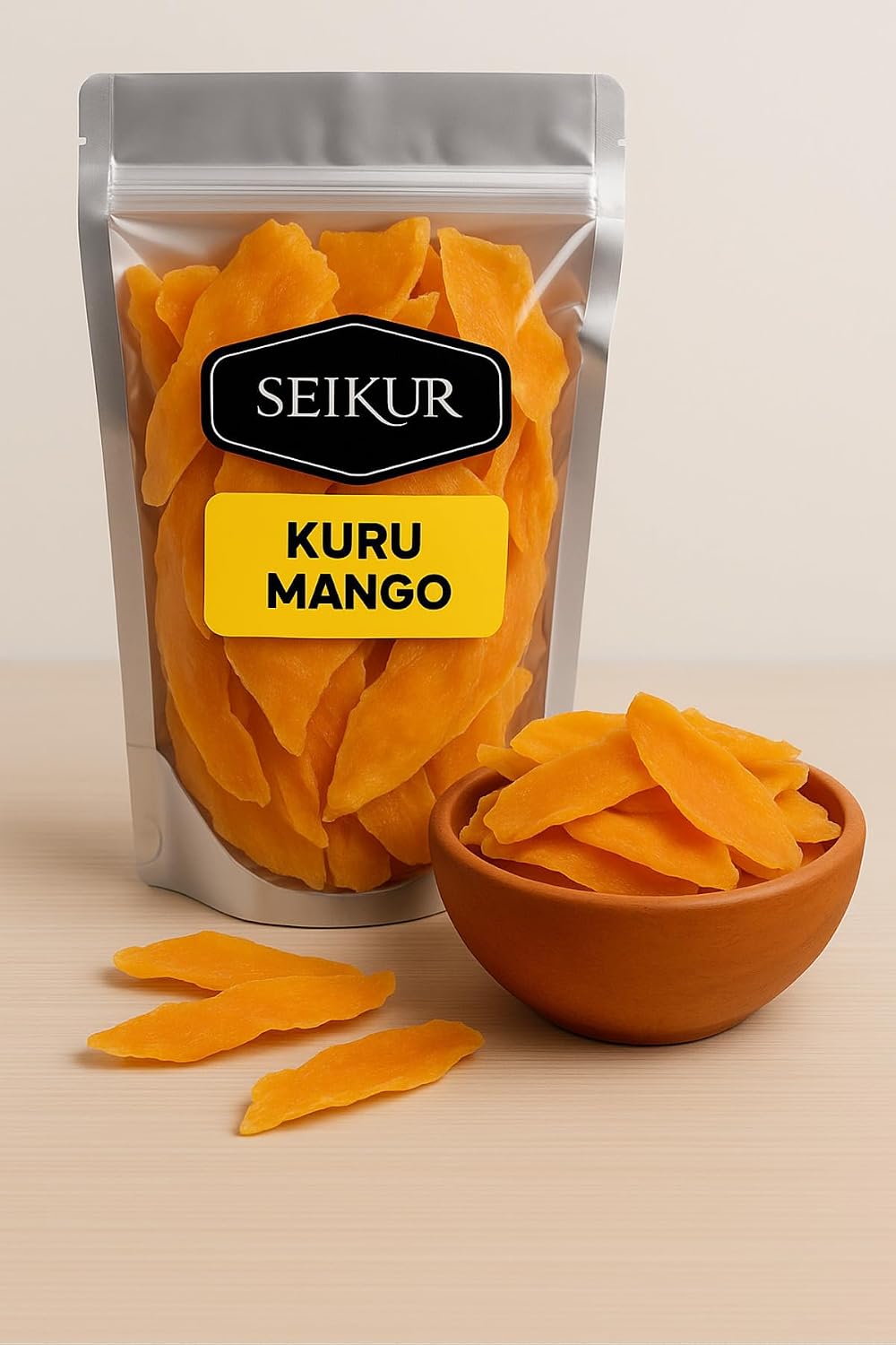SELKUR Kuru Mango 1KG 1.KALİTE