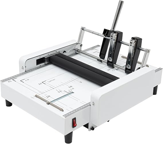 Automatic Booklet Maker A3 MAX 11.7" 16.5" Paper Folding and Binding Machine Booklet Folder Stapler Stapling Machine Booklet Stapling Equipment for Printing Factories and Schools