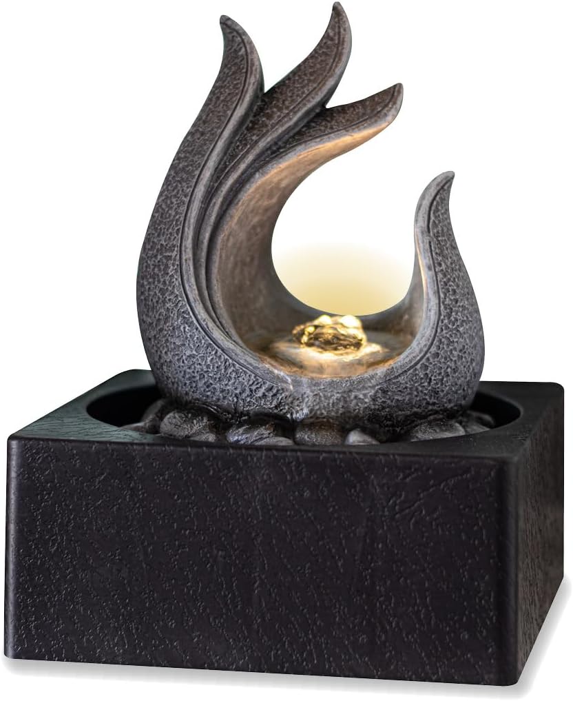 Valiant Table Top Water Fountain - Indoor Flowing Water Feature