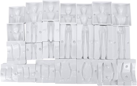 Human Cake Decoration Moulds, Plastic Fondant Sugarcraft Moulds Woman Die Cake Sugar Pastry Fondant Decorating Sugarcraft Decor Tools