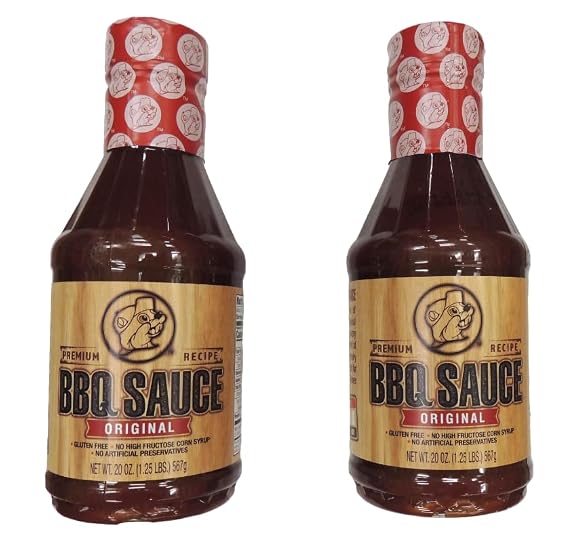 Buc-ee's Offical Premium Receipe BBQ Sauce Sets - 2 Bottles = 40 Oz