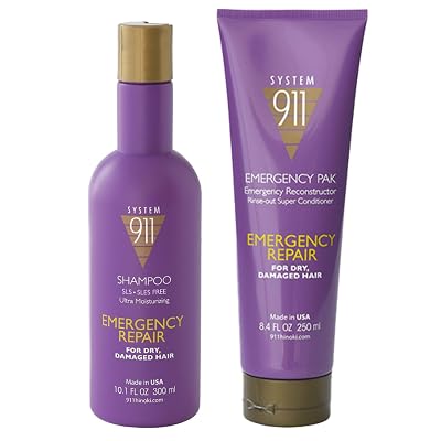 Hayashi System 911 Shampoo 10.1oz & Emergency Pak 8.4oz Set