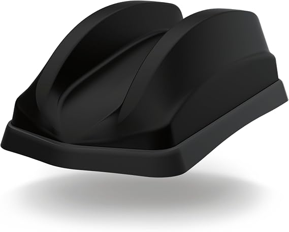 Sierra Wireless Semtech Airlink 7-in-1 Dual Sharkfin 5G Antenna, 4x4 MiMo for 4G/5G, 2x2 MIMO Wi-Fi & GPS/GNSS, Thread Mount, SMA, Black for XR60 Router