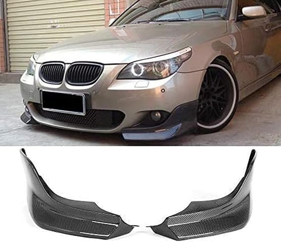 Car Front Spoilers Front Bumper Lip Splitter for BMW E60 M Tech M Sport 2006 2007 2008 2009 2010 | Auto Body Exterior Aerodynamic Parts Decorative