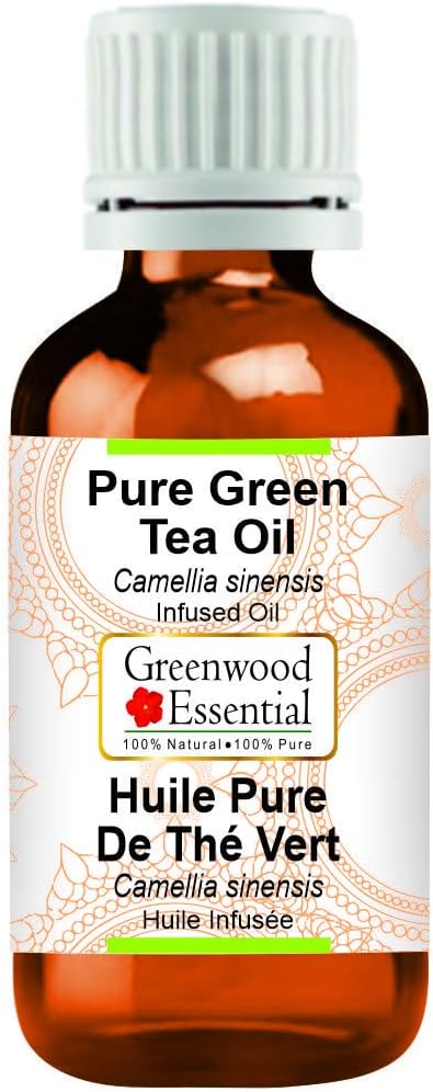 Greenwood Essential Pure Green Tea Oil Camellia sinensis Cold Press, 15ml 0.50 oz