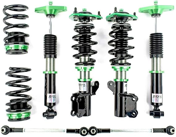 Rev9 R9-HPX-1049 Hyper-Street ONE Adjustable Coilovers Lowering Kit, 16 Damping Levels, Compatible With Hyundai Genesis Coupe (BK) 2011-16