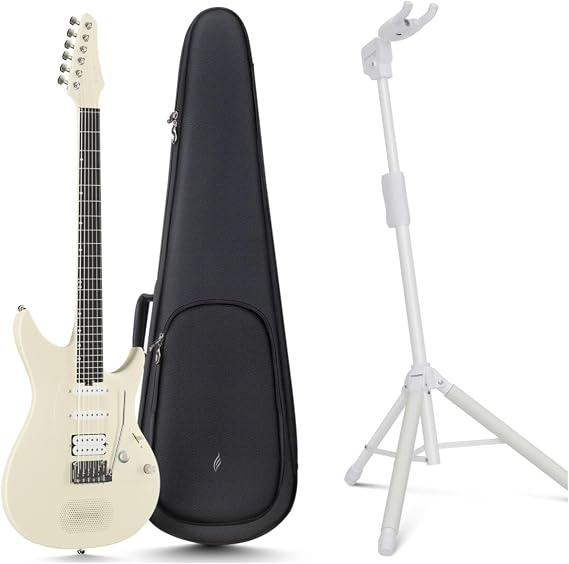 Enya Electric Guitar Inspire 39" Smart Electric Carbon Fiber Guitarra with 15W Wireless Speaker & Auto-Lock Guitar Stand