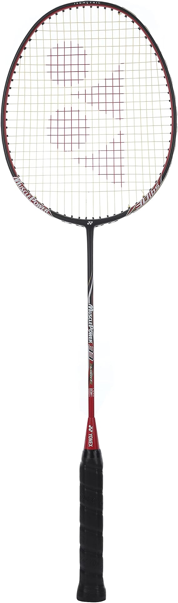 YONEX Muscle Power 33 Light Graphite Badminton Racquet, Black Red