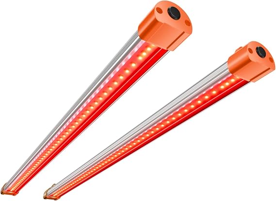 Spider Farmer SUPP-R30 660nm Deep Red LED Grow Light Bars 23.6" (2-Bar) | 30W Aluminum Supplemental Bars With 88 Dense Leds Array, Daisy Chain Design, Durable Aluminum Frame For Indoor Grow Tent