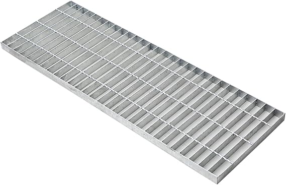 Galvanised Steel Grating Drain Strainers Plate Grid Rainwater Grate, Floor Drain Sewer Grille, Outdoor Rectangular Sewer Cover Grates, Garage Channel Trench Drainage Cover