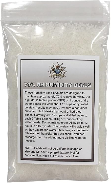 Prestige Import Group Crystal Gel Humidification Beads for Humidors - 4 oz Bag