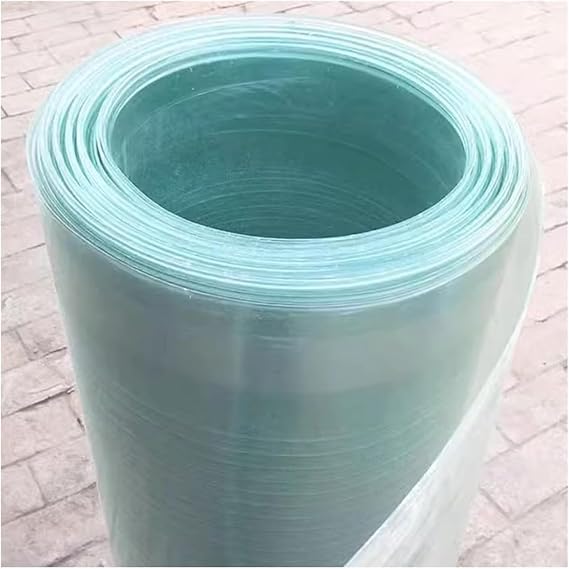 Polycarbonate Roofing Sheet, 0.8mm Natural Waterproof Lighting Panels, Strong Impact Glass Fiber Sheet, Outdoor Greenhouse Garages Canopy Roof Cover(1x0.08m)
