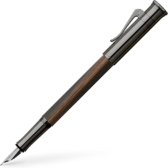 Graf von Faber-Castell Macassar Fountain Pen, Medium Nib (FC145740)