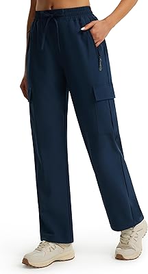 Libin Womens Hiking Pants Lightweight Quick Dry Cargo Pants PetiteRegularTall Casual Work Travel Safari Clothes