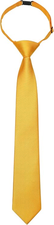 Enlision Boys Ties Solid Color Pre-Tied Kids Necktie for Age 8-12 Adjustable Woven Formal Kids Tie Wedding School Graduation
