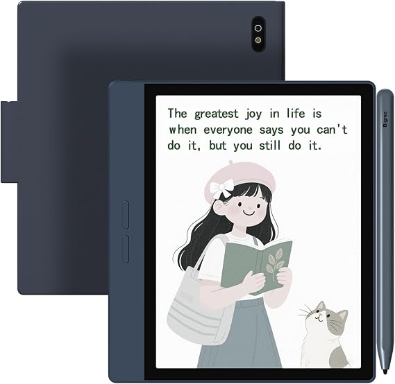 Bigme B7 Color ePaper Tablet 7 Inch 8+128GB Ebook Reader with 4G Calling, 3000 mah (Blue)