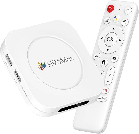 Latest Android 14.0 H96 Max M1 Plus 8K Compatible High Performance TV Box RK3528 Quad-core 4GB RAM 128GB ROM WiFi 6 BT5.4