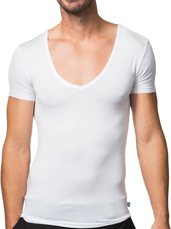 Men's Modal V-Neck Invisible Undershirt jT Modal