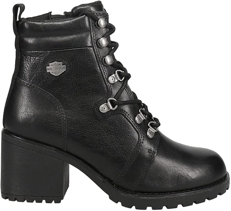 Harley-Davidson Women's Marinda 5-Inch Black Motorcycle Boots, D84760