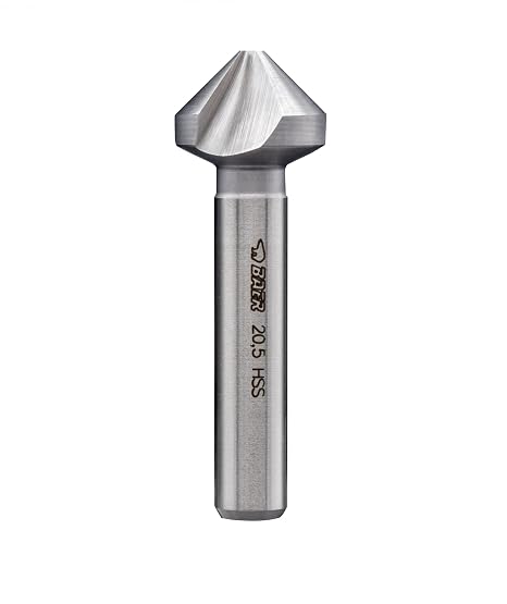 BAER Countersink 20.5 mm (for M 10) HSSG 90° - Countersink - Deburring - Countersink - Countersink - Countersink - Countersink - Hand Countersink - Countersink - Countersink Drill