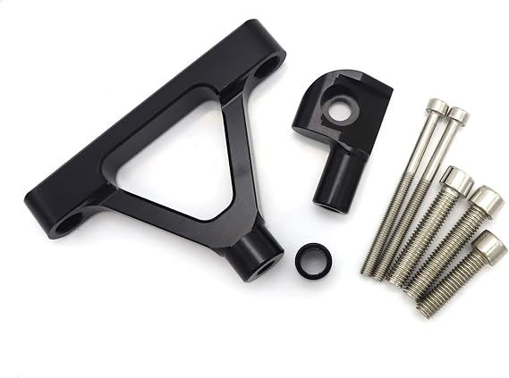 Motorcycle Steering Damper Stabilizer &Bracket For KAWASAKI ZX6R ZX-6R Mounting Kit(B)