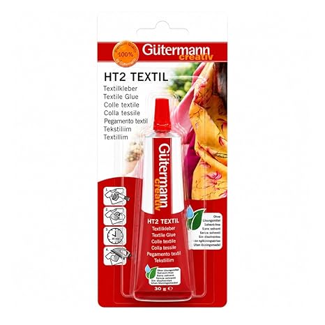Gutermann HT2 Textile Adhesive 30 g, Solvent-Free