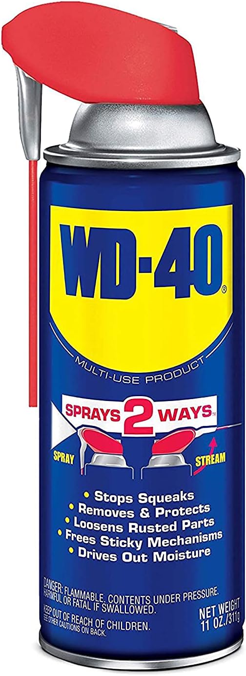 WD-40 490043-12 Multi-Use Lubricant Smart Straw Spray 11 OZ Pack of 12
