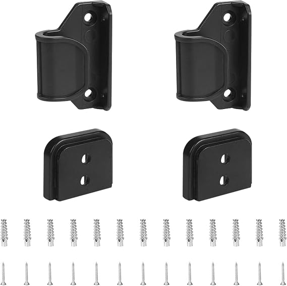 Retractable Stair Gate Hooks with Screws Set for 55"W X 33"H Babys Pet Gate