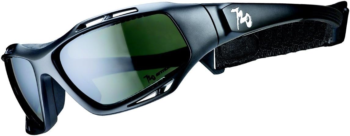 B330-1-PCPL Matte BlackPolarized Smoke Sports Sunglasses, Polarized Lens Model, Black