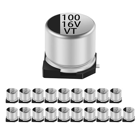 20Pcs 100UF 16V 6.3X5.4mm SMD Aluminum Electrolytic Capacitor