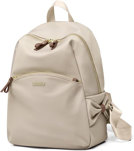 GOLF SUPAGS Stylish Laptop Backpack Purse for Women Girls Casual Travel Daypack Mini Backpack Handbag Nylon Bookbag