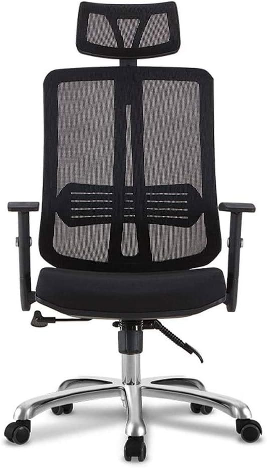 Mesh Office Chair Ergonomic Office Chair Computer Desk Chair, Mesh Seat and Back, Wide Headrest, Adjustable Lumbar Support
